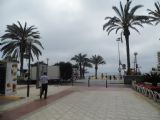 Alicante/Alacant: pohled z konečné zastávky Puerta del Mar/Porta del Mar na přilehlou pláž a Středozemní moře	16.4.2013	 © 	Jan Přikryl