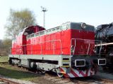 26.04.2003 - Lužná u Rak., muzeum ČD: stroj T 466.0286 ''pilštyk'' či ''fujara'' © PhDr. Zbyněk Zlinský