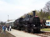 26.04.2003 - Lužná u Rak., muzeum ČD: 434.1100 při posunu © PhDr. Zbyněk Zlinský