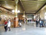 Valencie: vstupní vestibul s pokladnami v nádraží Estación del Norte/Estació del Nord je v pro nás poněkud exotickém stylu	17.4.2013	 © 	Jan Přikryl