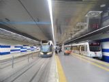 Valencie: na konečné stanici Marítim-Serrería se pravidelně setkávají vozidla metra i tramvajového systému	17.4.2013	 © 	Jan Přikryl