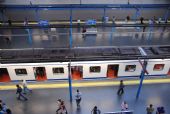Madrid: jednotka metra řady 5000 ze 70. let stojí ve stanici okružní linky 6 Principe Pío	18.4.2013	 © 	Lukáš Uhlíř