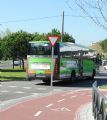 Madrid: regionální autobus Irisbus/Castrosua dopravce Avanza opouští na lince 650 zastávku u stanice cercanías v Majadahondě	18.4.2013	 © 	Lukáš Uhlíř