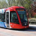 Madrid: tramvaj typu Alstom Citadis stojí na lince ML3 ve stanici Boadilla Centro směrem na Colonia Jardín	18.4.2013	 © 	Lukáš Uhlíř