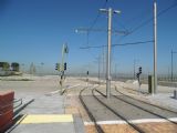 Madrid: odstavné kusé koleje za konečnou stanicí linky ML3 Puerta de Boadilla z obou stran lemuje předimenzované parkoviště P+R	18.4.2013	 © 	Jan Přikryl
