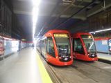 Madrid: tramvaje typu Alstom Citadis stojí na společné konečné linek ML2 a ML3 Colonia Jardín	18.4.2013	 © 	Jan Přikryl