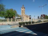 Toledo: celkový pohled na nádražní budovu z ''civilní strany'' od výpadovky Paseo Rosa	18.4.2013	 © 	Jan Přikryl