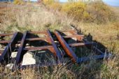 13.10.2013 – Podczerwone: Detail pozostatkov železnej konštrukcie mostíka © Lukáš Holeš