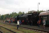 Do Handlovej dorazil aj požiarny vlak; 21.9.2013 © Miroslav Sekela