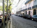 Lisabon: tramvajová smyčka na náměstí Largo do Carmo působí provozním dojmem, ačkoliv byla zrušená roku 1995	20.4.2013	 © 	Jan Přikryl