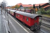 Pohled z vyhlídkové plošiny na nádraží Wernigerode dne 10.10.2013 © Pavel Stejskal