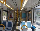 Porto: interiér jednotky metra typu Eurotram z roku 2002	21.4.2013	 © 	Lukáš Uhlíř