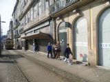 Porto: historická tramvaj od firmy Brill z 20. let číslo 216 přijíždí na lince 1 po nábřeží Rua Nova Alfândega na konečnou Infante v centru	21.4.2013	 © 	Jan Přikryl