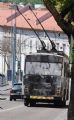 Coimbra: trolejbus Caetano/EFACEC číslo 55 sjíždí na lince 103 třídou Avenida Sá da Bandeira k nádraží	22.4.2013	 © 	Lukáš Uhlíř