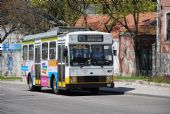 Coimbra: trolejbus Caetano/EFACEC číslo 54 projíždí na lince 4 třídou Rua Olímpio Nicolau Rui Fernandes před odbočením vlevo do ulice Rua Manutenção Militar	22.4.2013	 © 	Lukáš Uhlíř