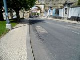 Coimbra: tramvajové koleje v ulici Rua Imfantaria se nepoužívají od roku 1980	22.4.2013	 © 	Jan Přikryl