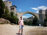 13.06.2013 - Mostar, autor článku u Starého mostu © Marek Vojáček