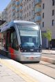 Zaragoza: detail čela tramvaje typu Urbos 3 od CAF číslo 3050 na konečné zastávce Avenida de la Academia	24.4.2013	 © 	Lukáš Uhlíř