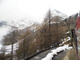 Vrcholky hlavního alspkého hřebenu nad jezerem Lago Palü od tunelu Stablini mezi výhybnou Stablini a stanicí Alp Grüm na Berninabahn	26.4.2013	 © 	Jan Přikryl