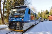 13.12.2013 - Harrachov: 840.004-6 na postrku Os 16222 Harrachov - Liberec je vyhrazen hostům slavnosti v Kořenově © Karel Furiš