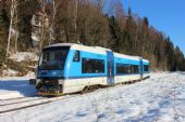 13.12.2013 - Kořenov: 840.009-5 odjíždí jako Os 16217 Liberec - Harrachov © PhDr. Zbyněk Zlinský