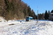 13.12.2013 - Kořenov: 840.009-5 odjíždí jako Os 16217 Liberec - Harrachov © PhDr. Zbyněk Zlinský