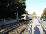 Stuttgart: souprava tramvají typu DT8.6 z roku 1989 stojí na zastávce Südheimer Platz cestou na konečnou linky U1 Vaihingen, 2.10.2013 © Jan Přikryl