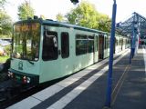 Bonn: tramvajová jednotka typu B100 číslo 9364 z poloviny 90. let stojí na konečné linky 67 Bad Honnef, 3.10.2013 © Jan Přikryl