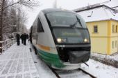 24.01.2014 - Seifhennersdorf: VT 22 (642.322-1/642.822-0) VBG jako Os 20910 z Liberce/Zvl Os do zastávky Varnsdorf-pivovar Kocour © PhDr. Zbyněk Zlinský