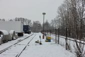 24.01.2014 - Varnsdorf, areál pivovaru Kocour: vlečka NOPROSU č. 3261, za plotem trať směr Seifhennersdorf © PhDr. Zbyněk Zlinský