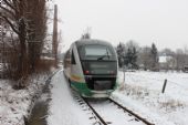 24.01.2014 - Varnsdorf-pivovar Kocour: VT 22 (642.322-1/642.822-0) VBG odjíždí jako Os 20916 Zittau - Seifhennersdorf © PhDr. Zbyněk Zlinský