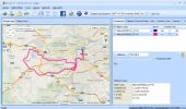 01.02.2014 - Praha hl.n.: mapa projeté trati z mé GPS © Karel Furiš