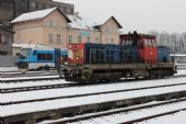 24.01.2014 - Liberec: 840.007-9 při posunu a 714.208-6 na záloze © PhDr. Zbyněk Zlinský