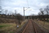 12.01.2014 - Cieszyn: km 36,6: Ako sa blížim k Cieszynu, zástavba sa začína zahusťovať © Lukáš Holeš