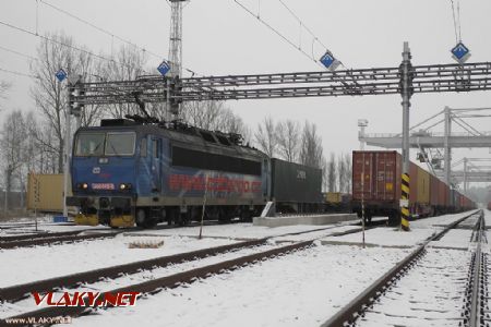 Dne 29. 1. 2014 reklamní lokomotiva ČD Cargo na terminálu Č. Třebová © Pavel Stejskal