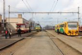 22.02.2014 - Týniště n.O.: 810.541-3, přijíždějící Os 5631 Hradec Králové - Borohrádek se 163.233-0 v čele a 814.006-3/914.006-2 jako Os 5149 © PhDr. Zbyněk Zlinský