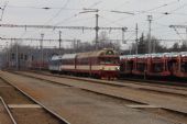 22.02.2014 - Týniště n.O.: 80-29 204-2 + 20-29 216-9 + 854.019-7 přijíždí jako Sp 1955 Hradec Králové hl.n. - Letohrad © PhDr. Zbyněk Zlinský