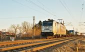 23.02.2014 - Zastávka Žabčice: E 186.182, Metrans © Jiří Řechka