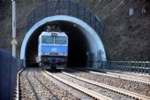 09.03.2014 - úsek Hoštejn - Lupěné: 151.007, EC149 Leoš Janáček vyjíždí z tunelu © Radek Hořínek