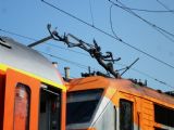 8.3.2014 - vlak EC 143 ''Odra'' zastavil kvůli poškozenénu sběrači © Ing. Marek Vojáček
