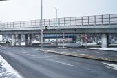 29.01.2014 - Praha-Balabenka: Trať směřovala pod železniční mosty, silniční estakáda je nová © Jiří Řechka