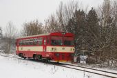 810 055-4 pri ďalšom obrate do Hradce nad Moravicí, Kylešovice, 19.1.2013 © Kamil Korecz