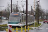 25.02.2014 - Štrasburk: delší verze tramvaje Eurotram na lince B © Lukáš Uhlíř