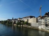 Basel, historické centrum od Rýna, 10.4.2014 ©Jiří Mazal