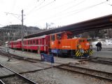 St. Moritz, lokomotiva ř. Tm 2/2 112, 12.4.2014 ©Jiří Mazal