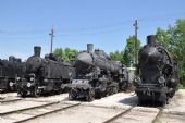 22.05.2014 - Budapešť: Stroje 442.013 301.016 a 328.014 v muzeu Budapešť © Pavel Stejskal