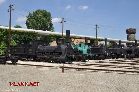 22.05.2014 - Budapešť: Lokálkové stroje MÁV, v popředí lokomotiva MÁV 1026 © Pavel Stejskal