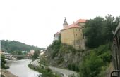 24.07.2014 - Ledeč nad Sázavou: trať vede tunelem pod hradem © Luděk Šimek