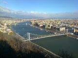 Budapešť: pohled od Citadely na centrum města proti proudu Dunaje	7.12.2013	 © Aleš Svoboda