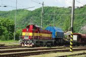30.4.2014 - Hronská Dúbrava: 730 621-0 s pracovným vlakom © Ondrej Krajňák